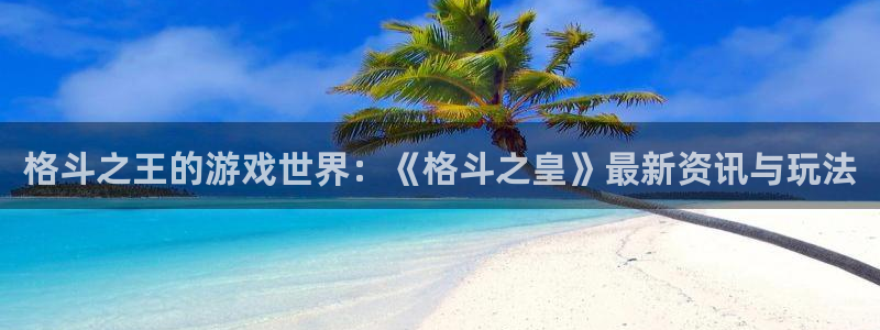 鼎点娱乐网页版地址：格斗之王的游戏世界：《格斗之皇》最新资讯